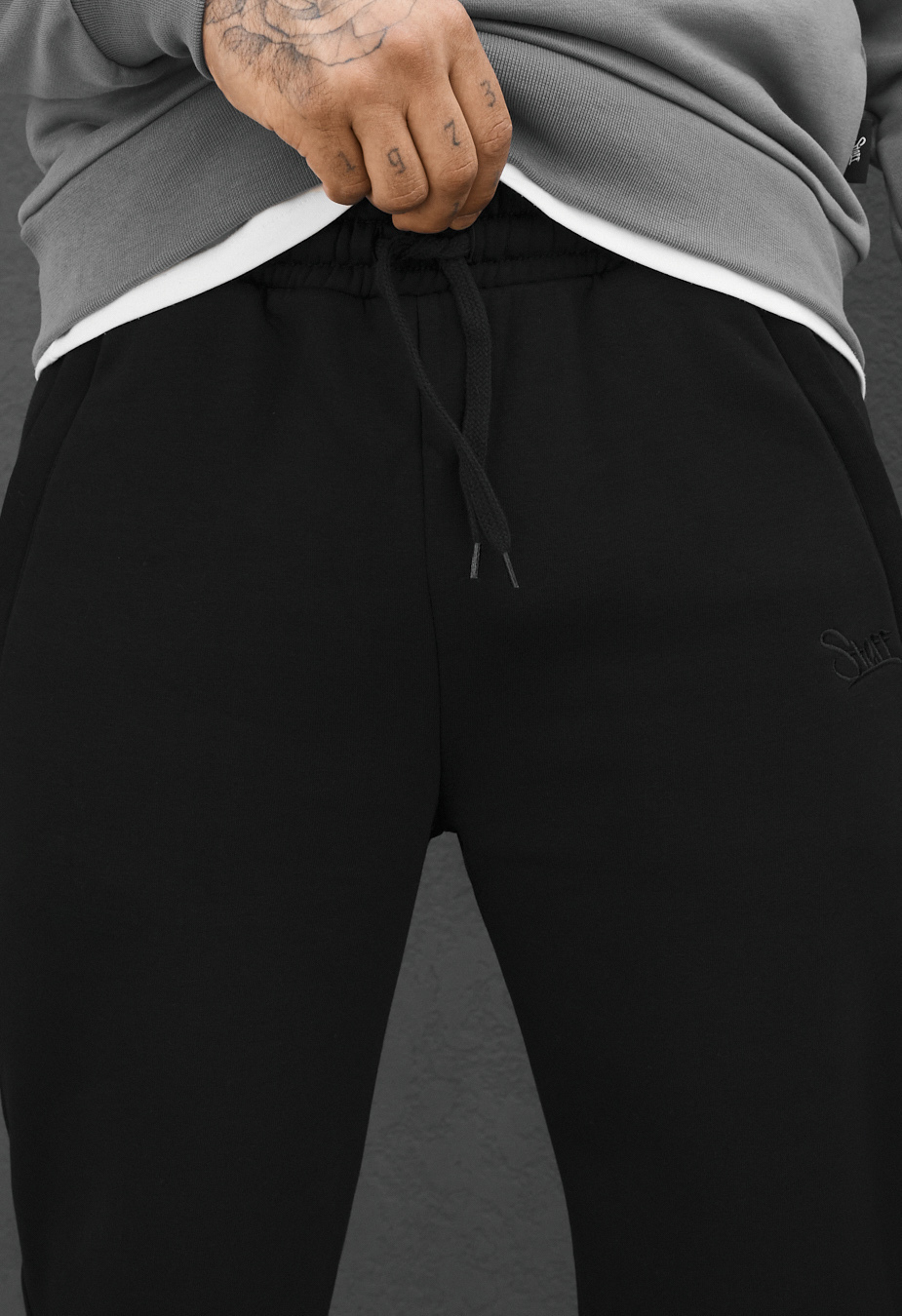 Spodnie dresowe Staff pul black fleece