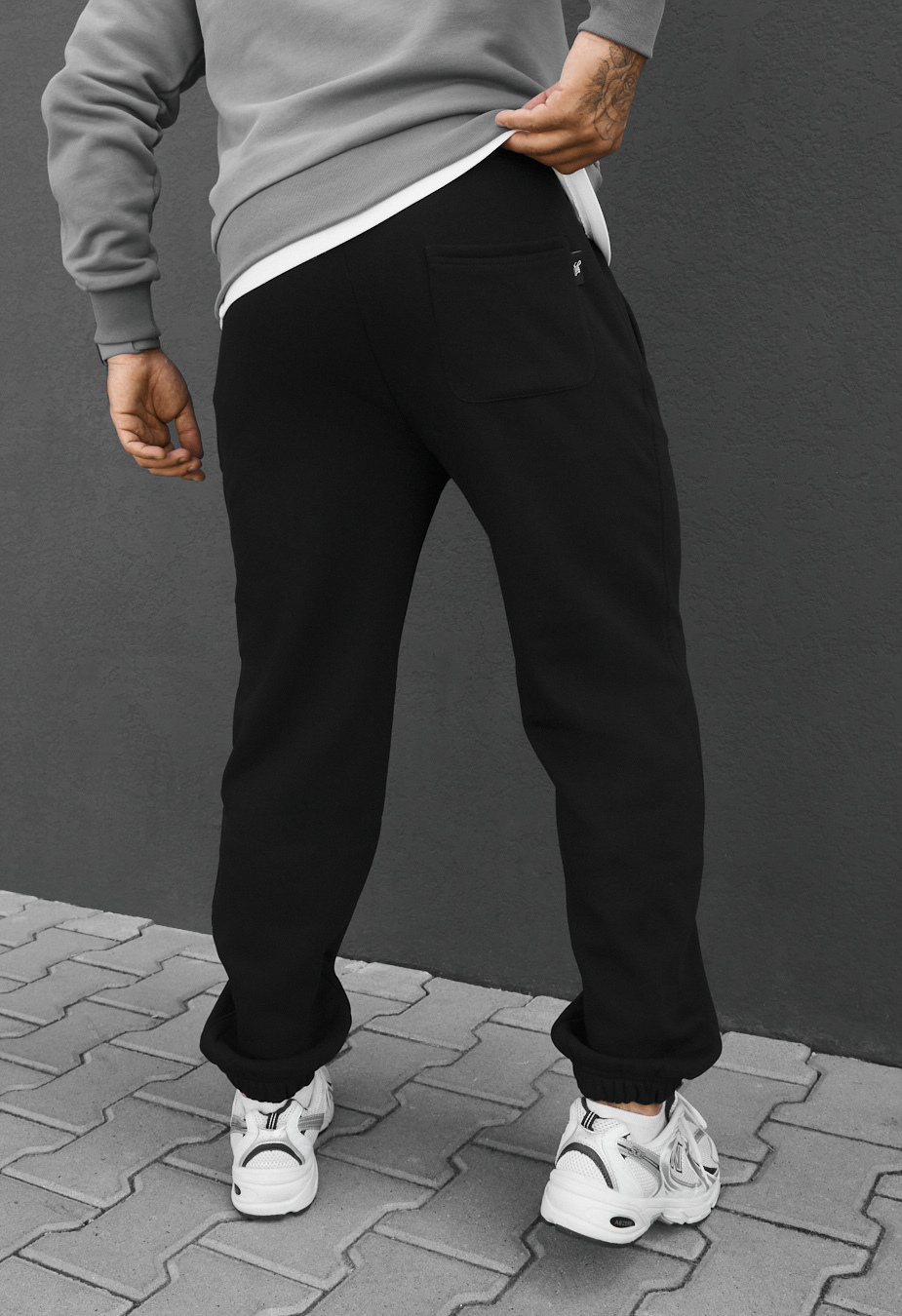 Spodnie dresowe Staff pul black fleece