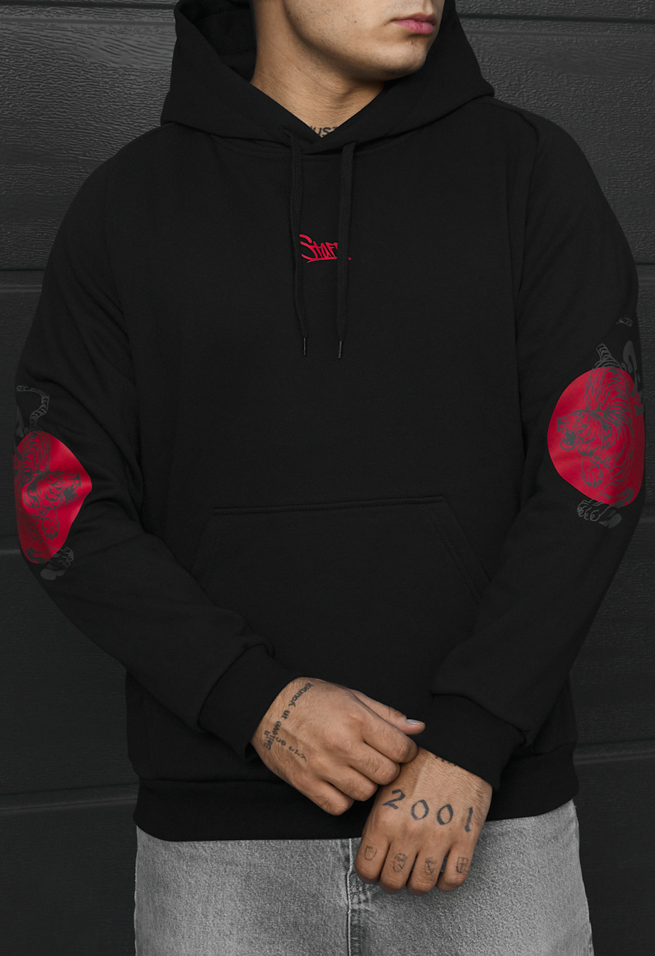 Bluza Staff tiger & logo fleece