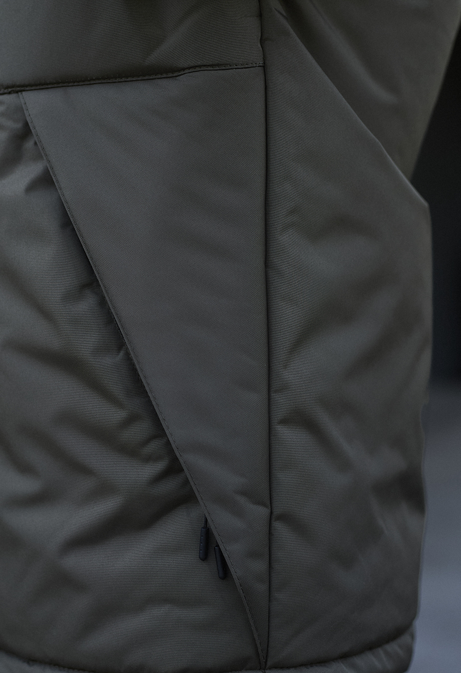 Kurtka zimowa Staff br dark khaki logo