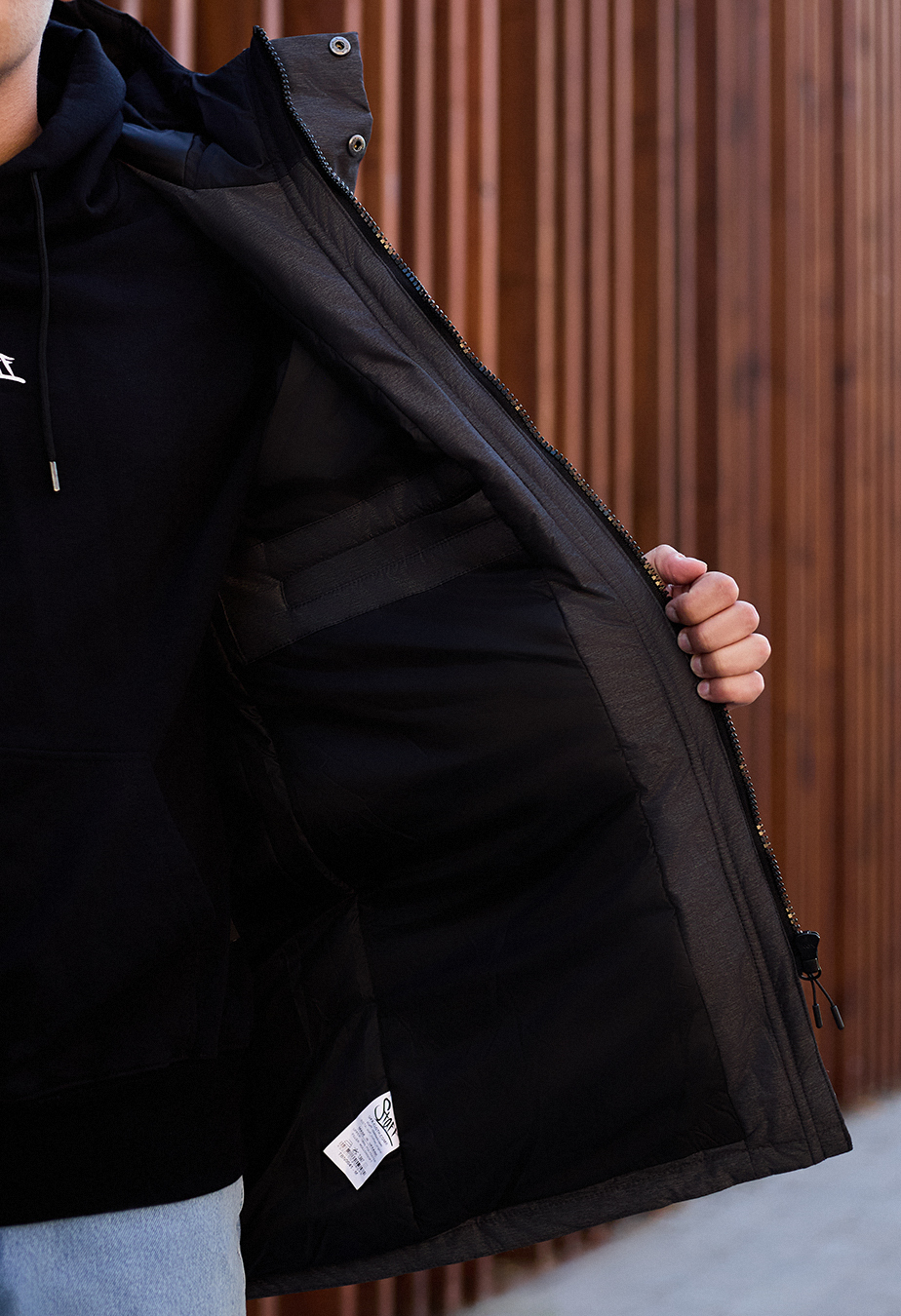 Parka zimowa Staff to black & graphite