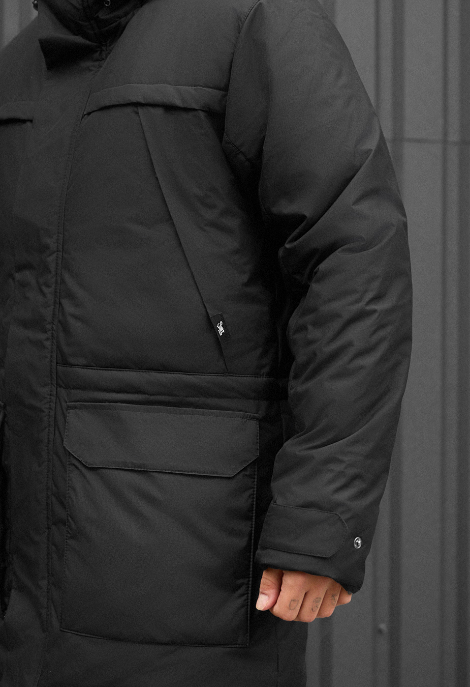  Parka zimowa Staff to black