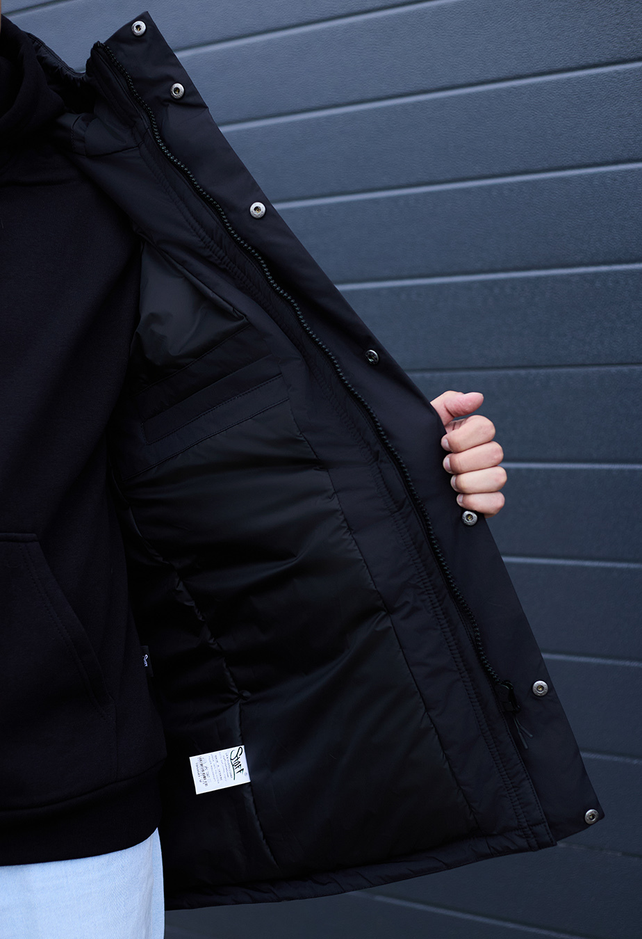 Zimowa parka Staff to black