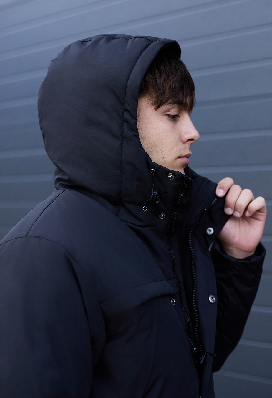 Zimowa parka Staff to black