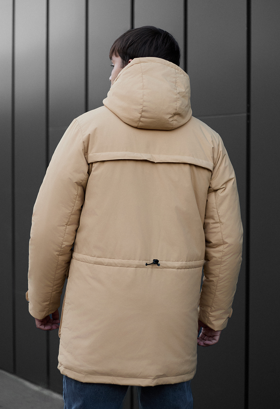 Parka zimowa Staff to beige