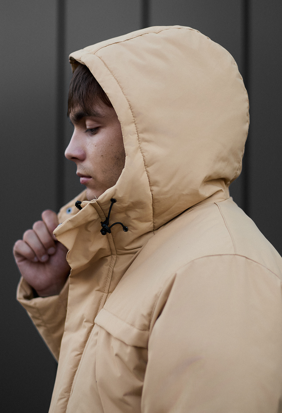 Parka zimowa Staff to beige