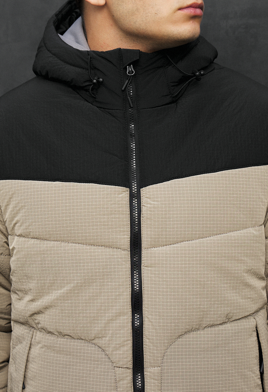 Kurtka Staff loxx light brown & black