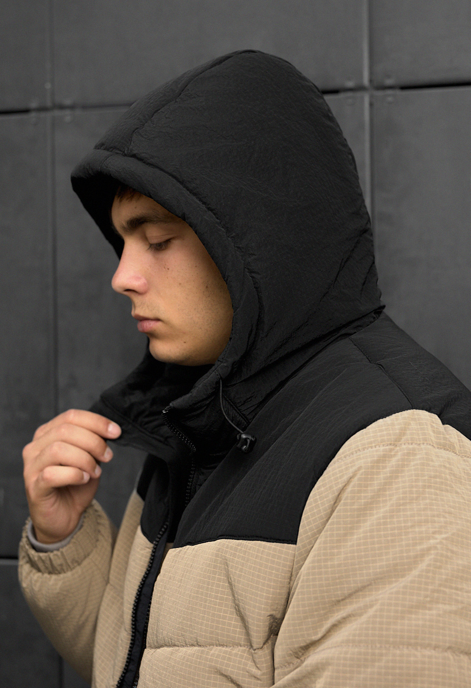Kurtka Staff loxx light brown & black