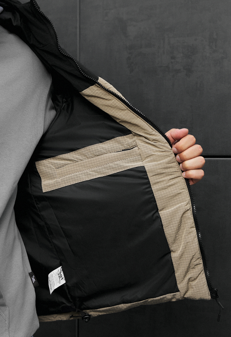 Kurtka Staff loxx light brown & black