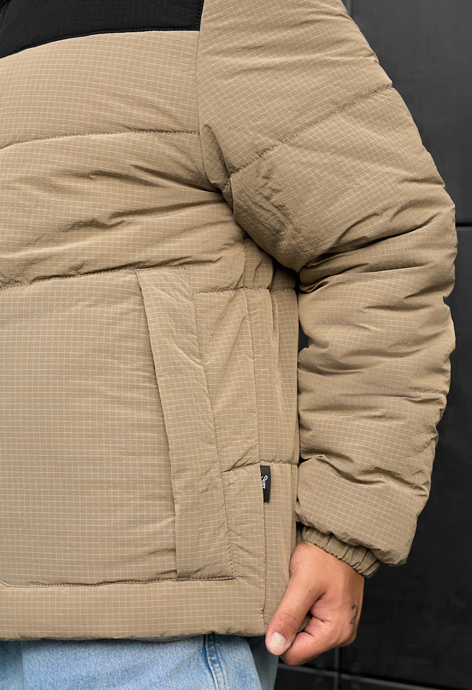 Kurtka Staff loxx light brown & black
