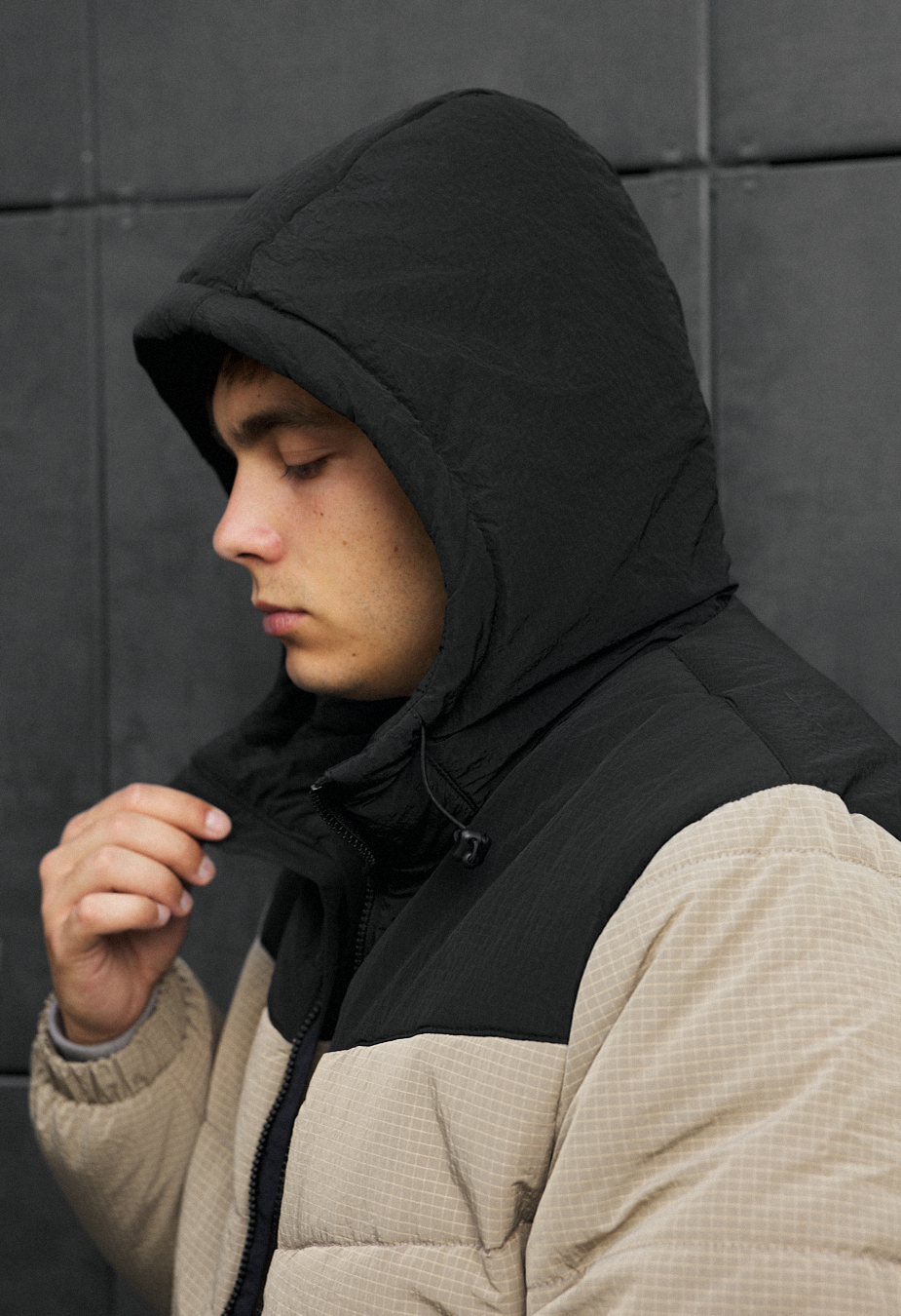 Kurtka Staff loxx light brown & black