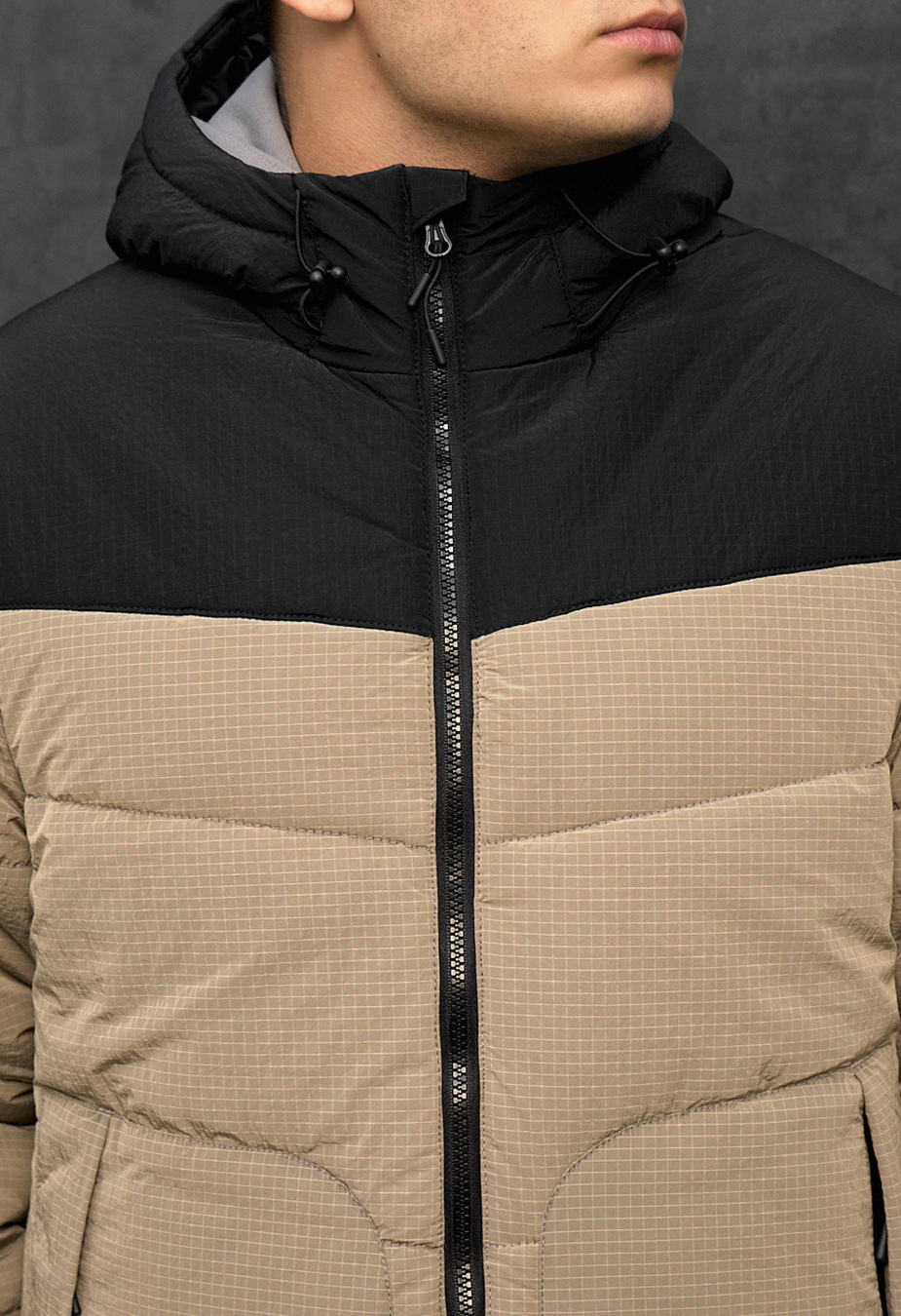 Kurtka Staff loxx light brown & black