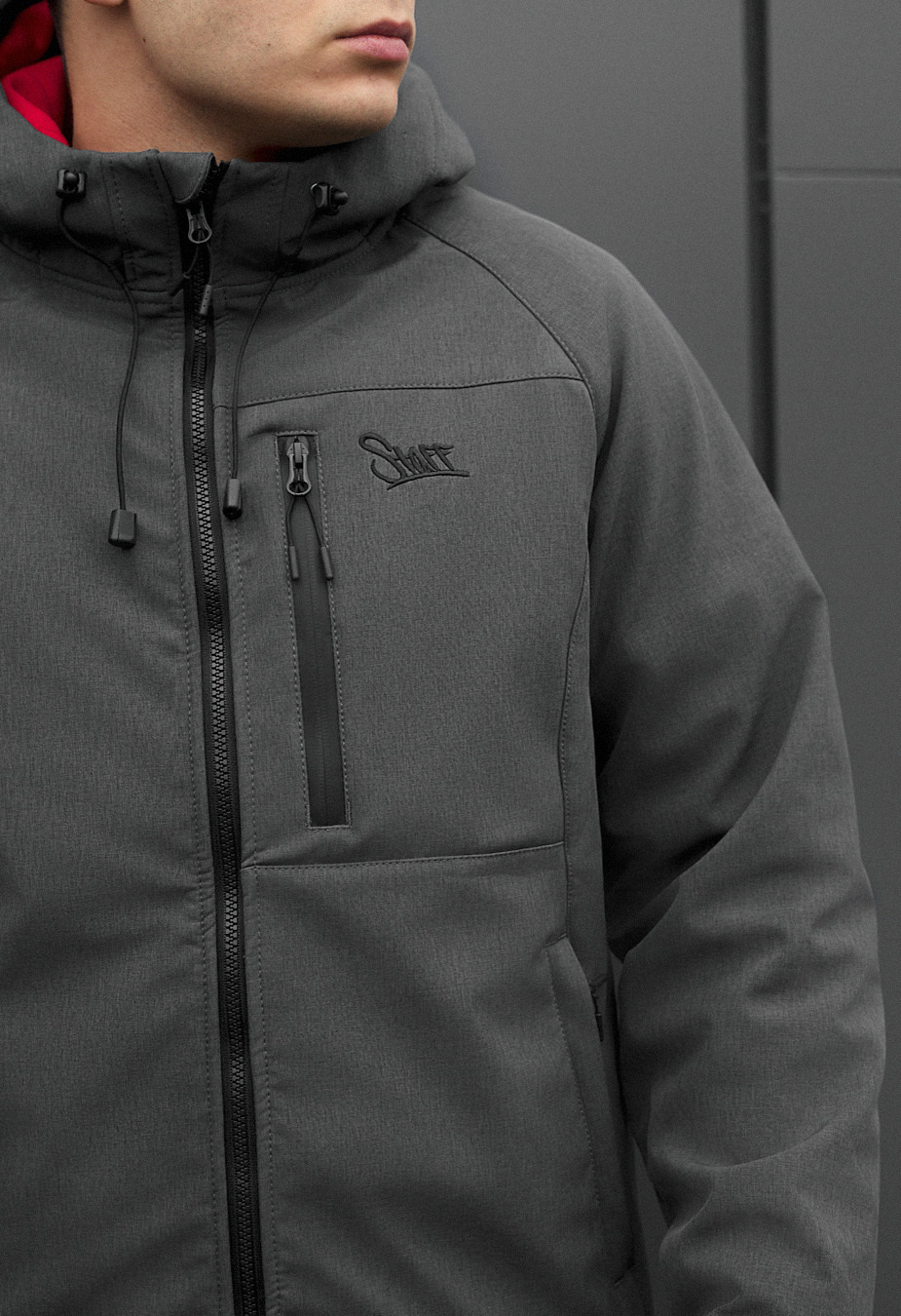 Kurtka soft shell Staff nexa gray