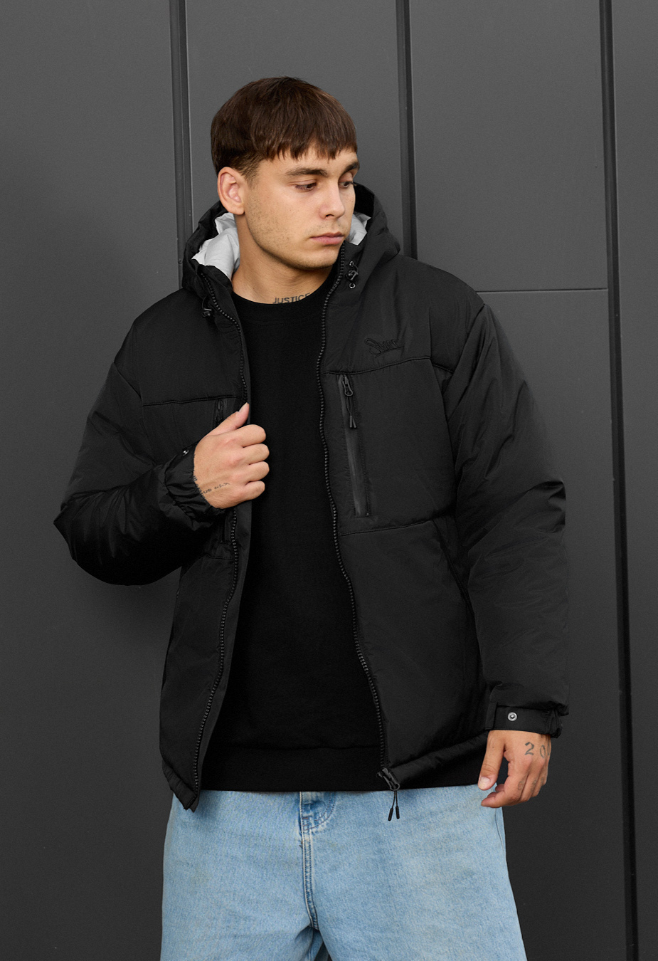 Kurtka zimowa Staff br black logo