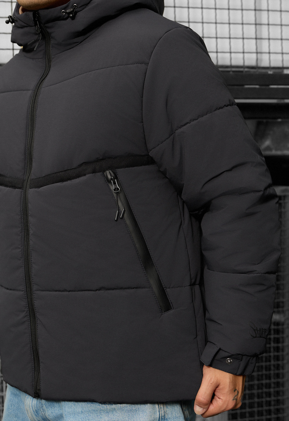Kurtka zimowa Staff krix dark gray