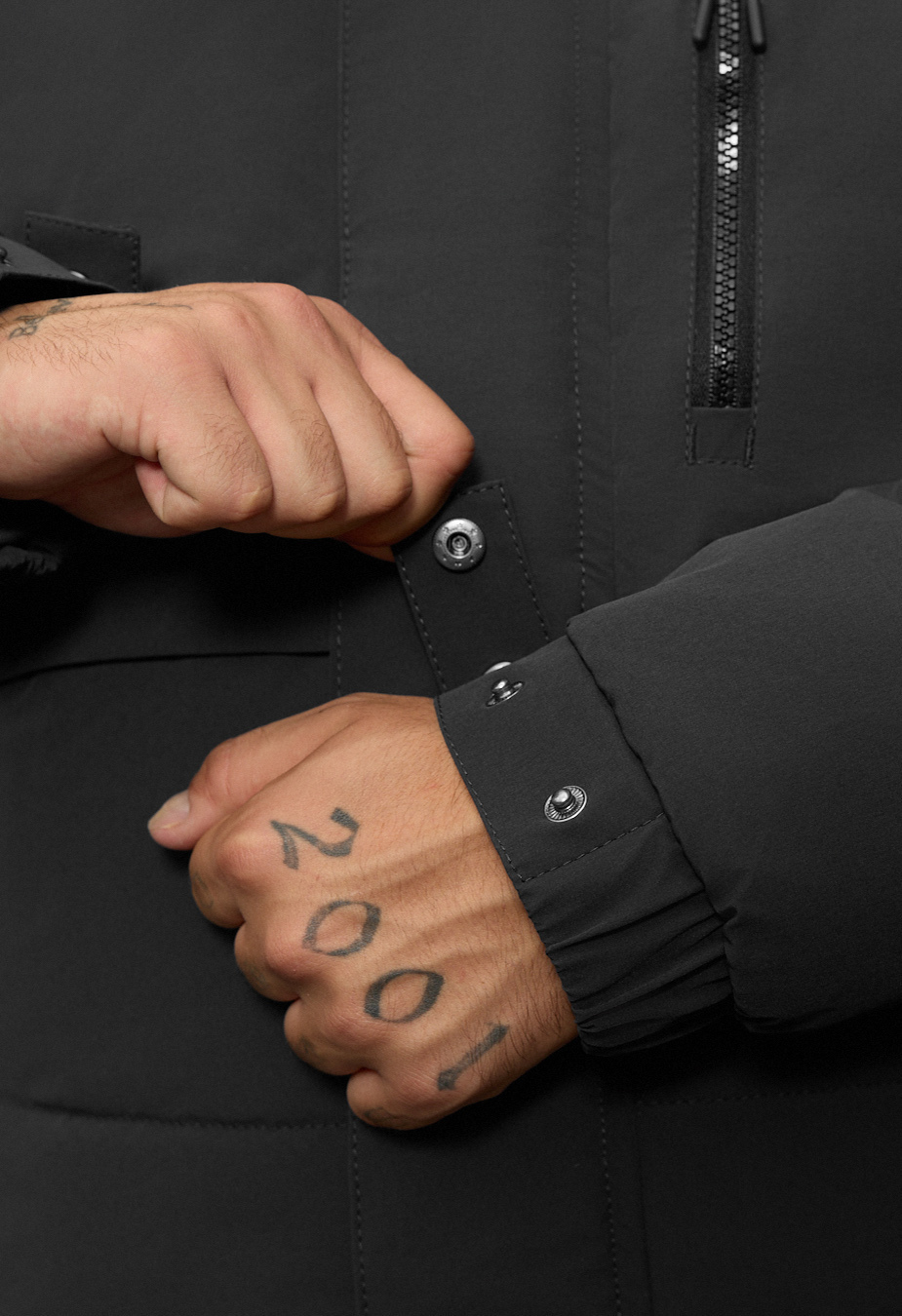 Kurtka zimowa Staff krix dark gray