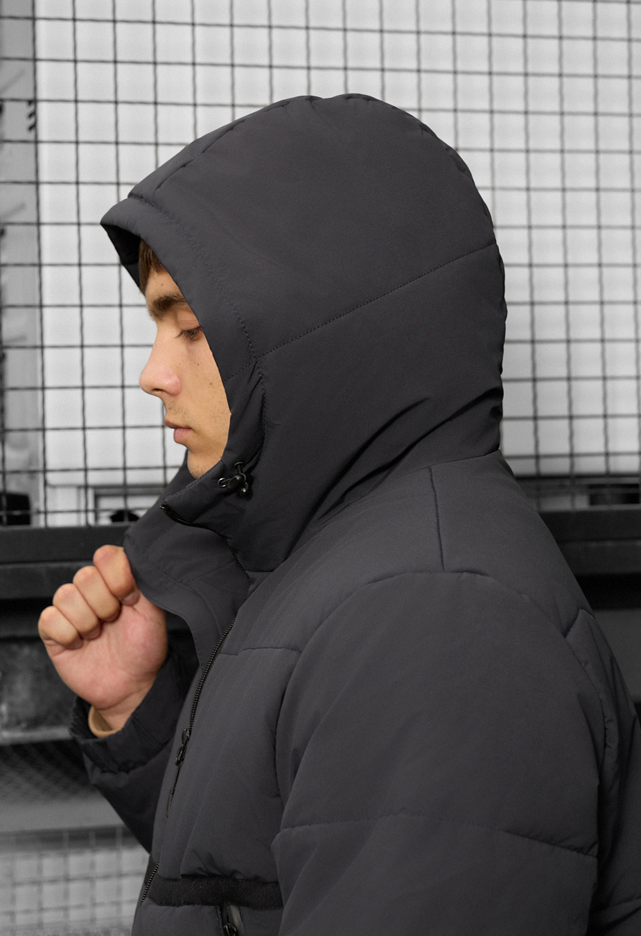 Kurtka zimowa Staff krix dark gray