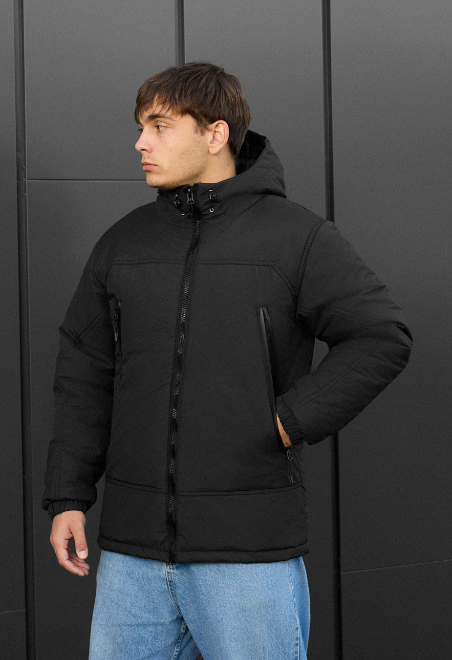 Kurtka zimowa Staff texr black