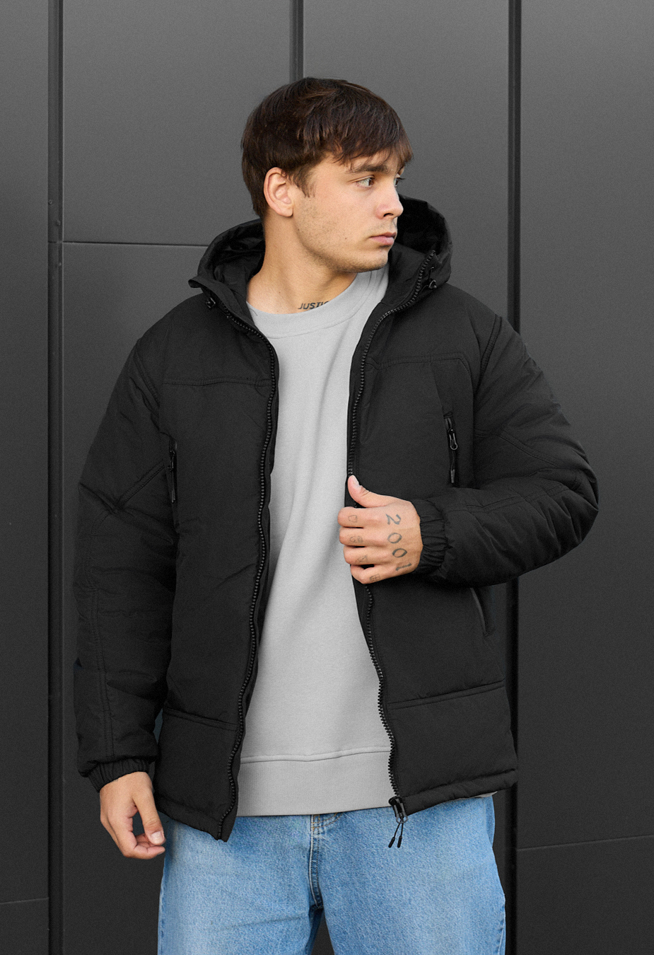 Kurtka zimowa Staff texr black