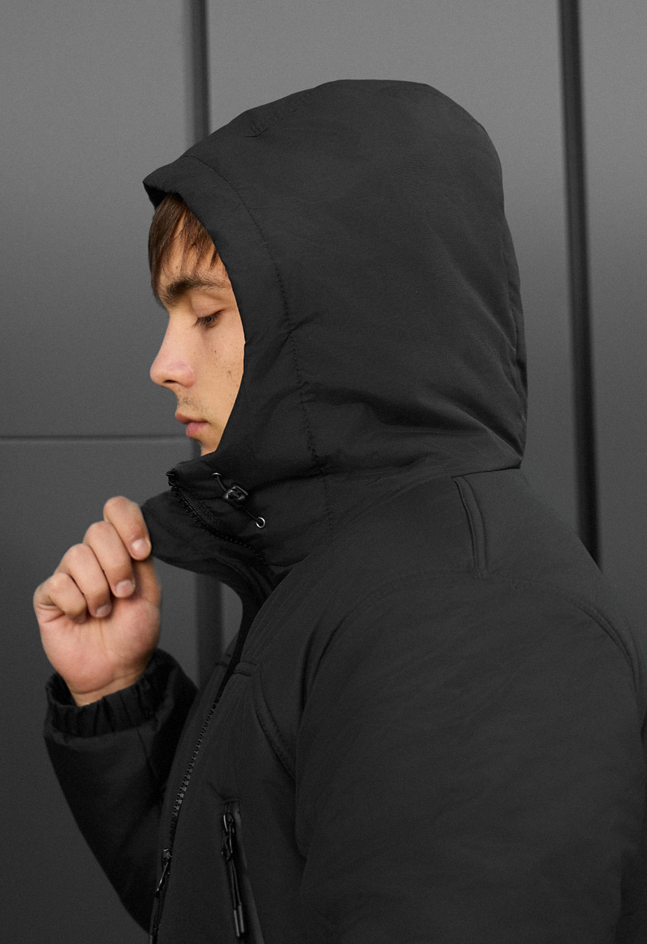 Kurtka zimowa Staff texr black