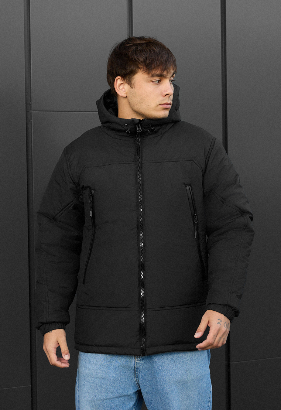 Kurtka zimowa Staff texr black