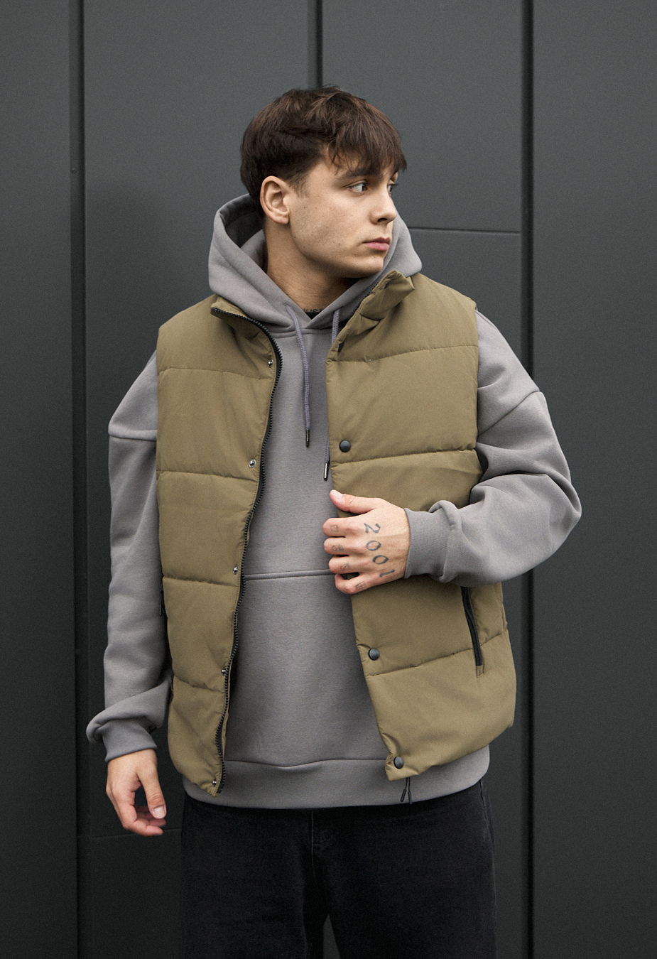 Kamizelka Staff to alto olive