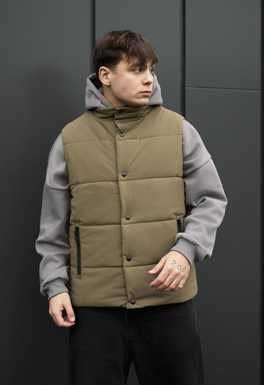 Kamizelka Staff to alto olive