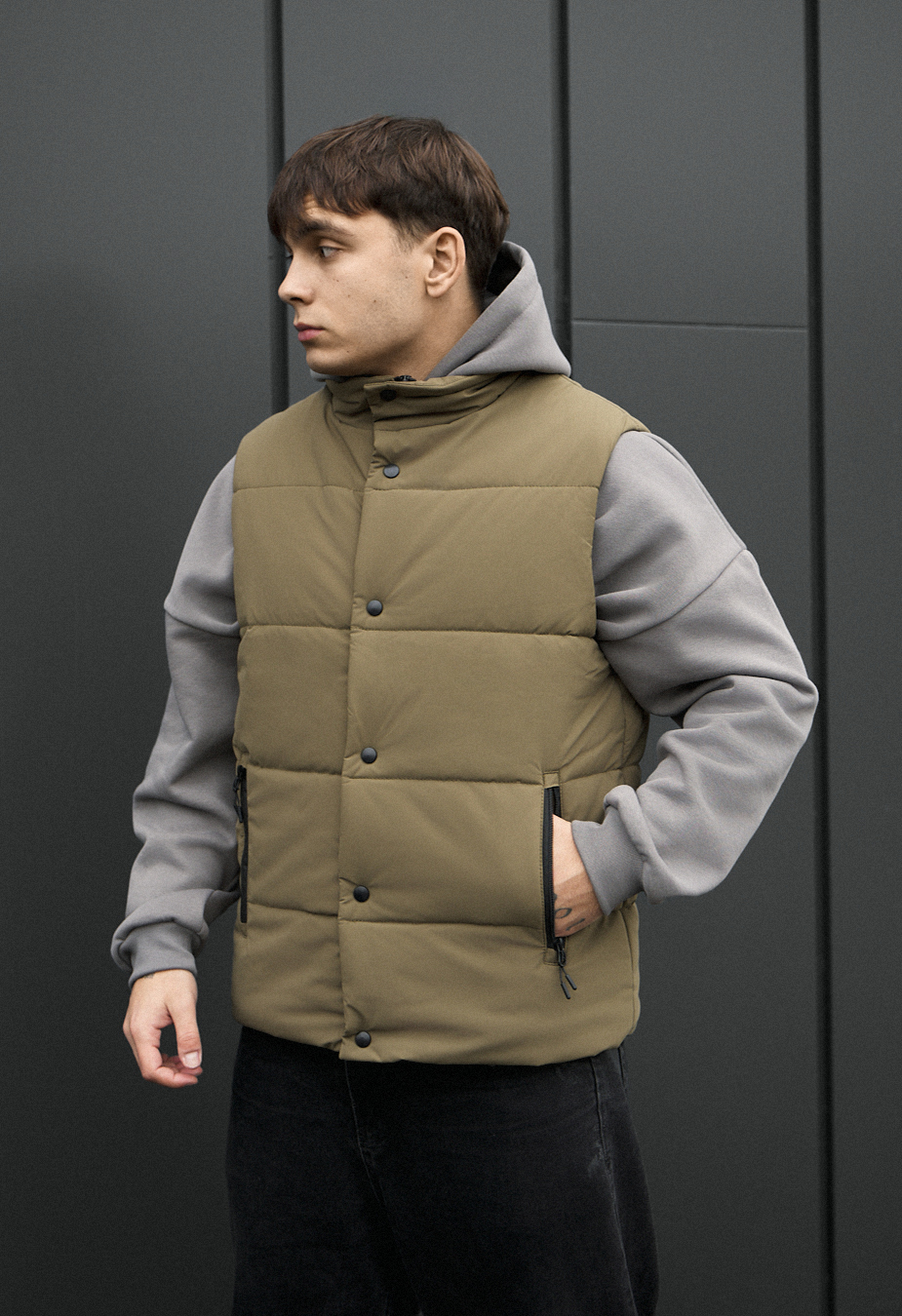 Kamizelka Staff to alto olive