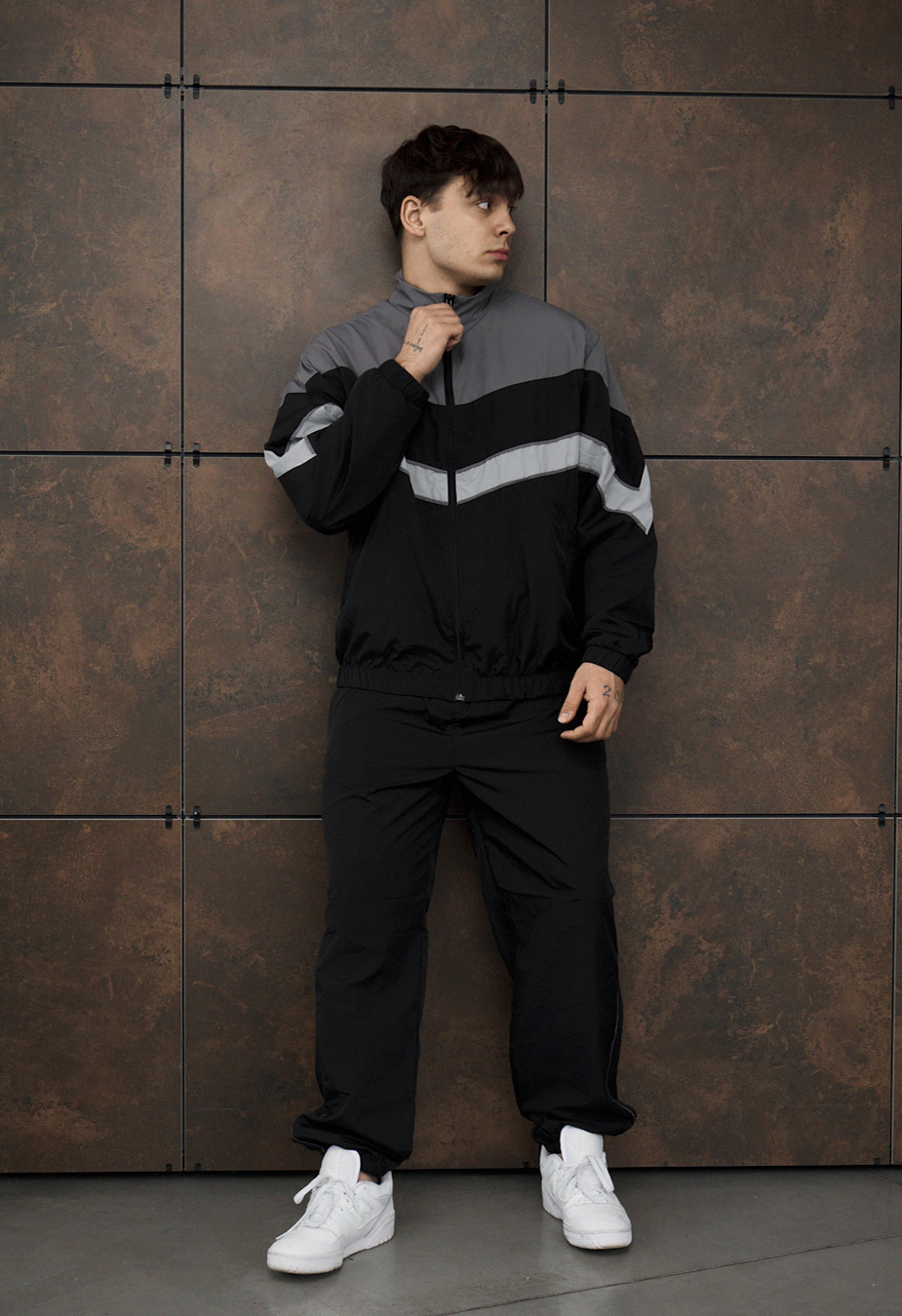 Dres Staff rik black & gray oversize