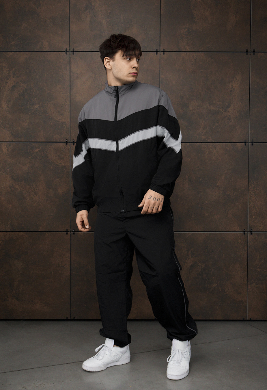 Dres Staff rik black & gray oversize