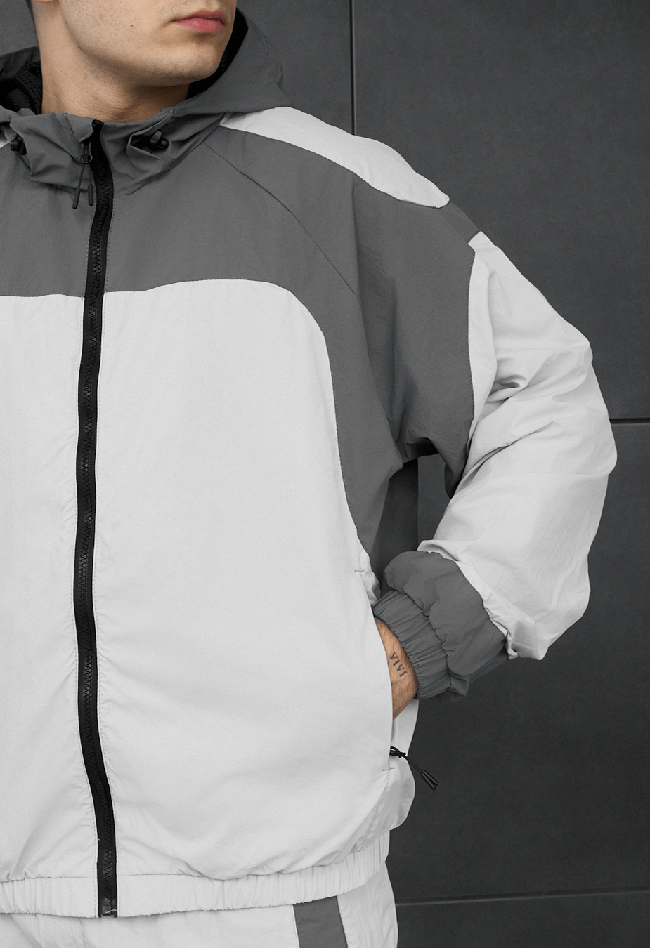 Dres Staff jan dark & light gray oversize