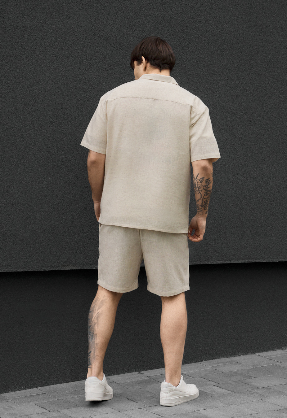 Komplet koszula + spodenki Staff ind beige