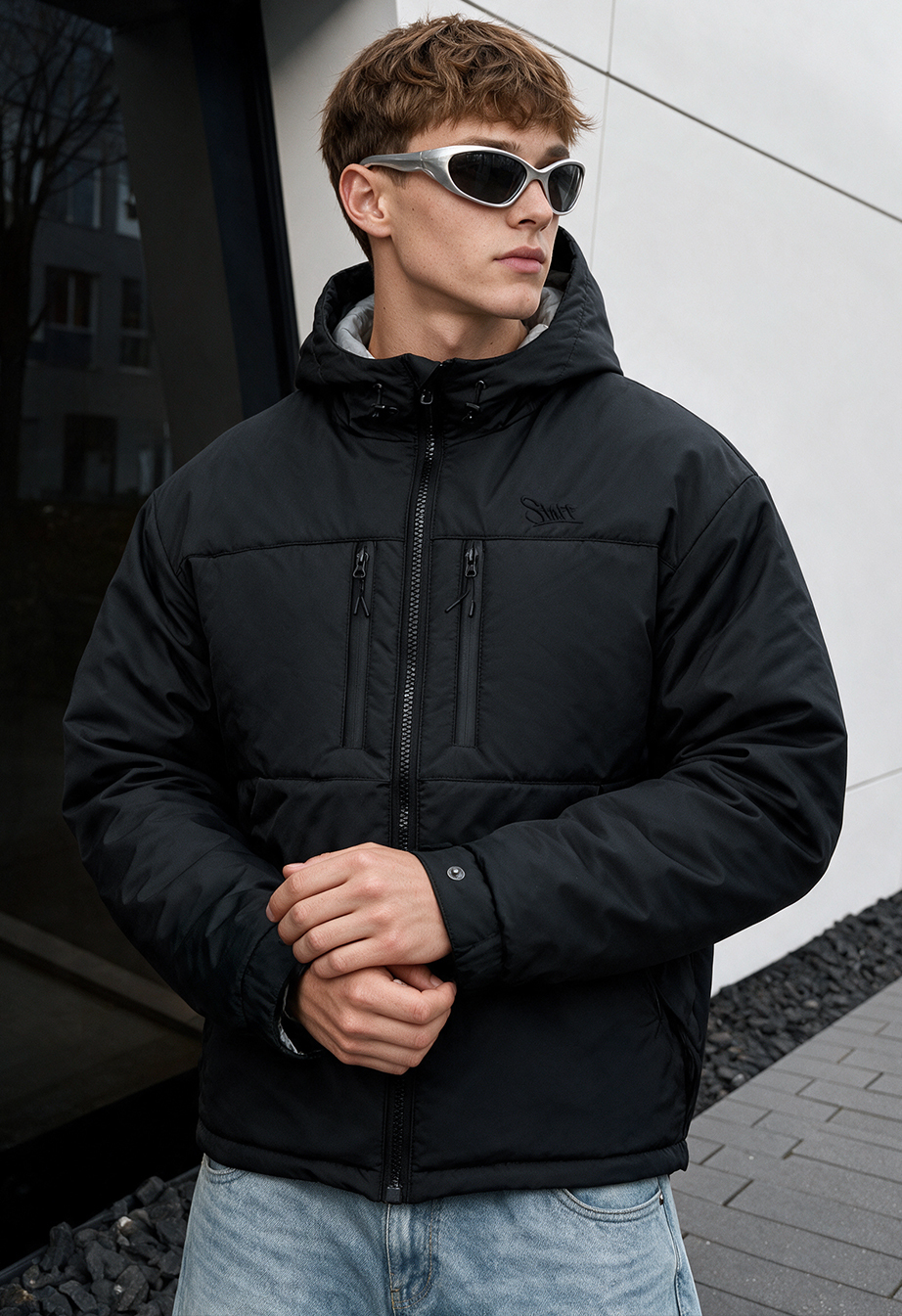 Kurtka zimowa Staff   br black logo