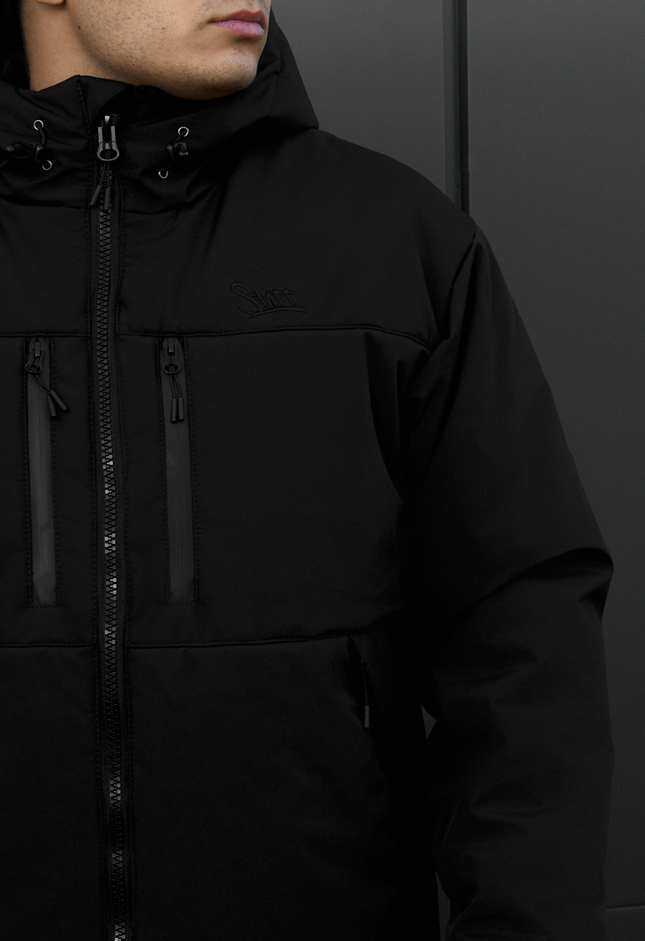 Kurtka zimowa Staff  br black logo