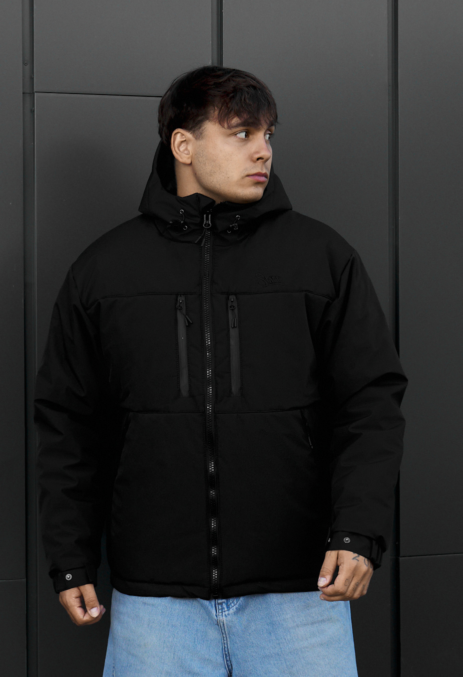 Kurtka zimowa Staff  br black logo