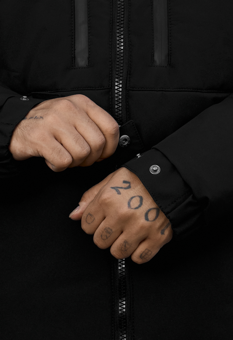 Kurtka zimowa Staff  br black logo