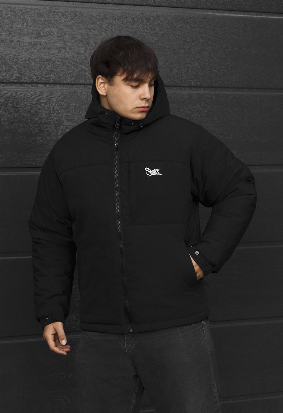 Kurtka zimowa Staff es black logo