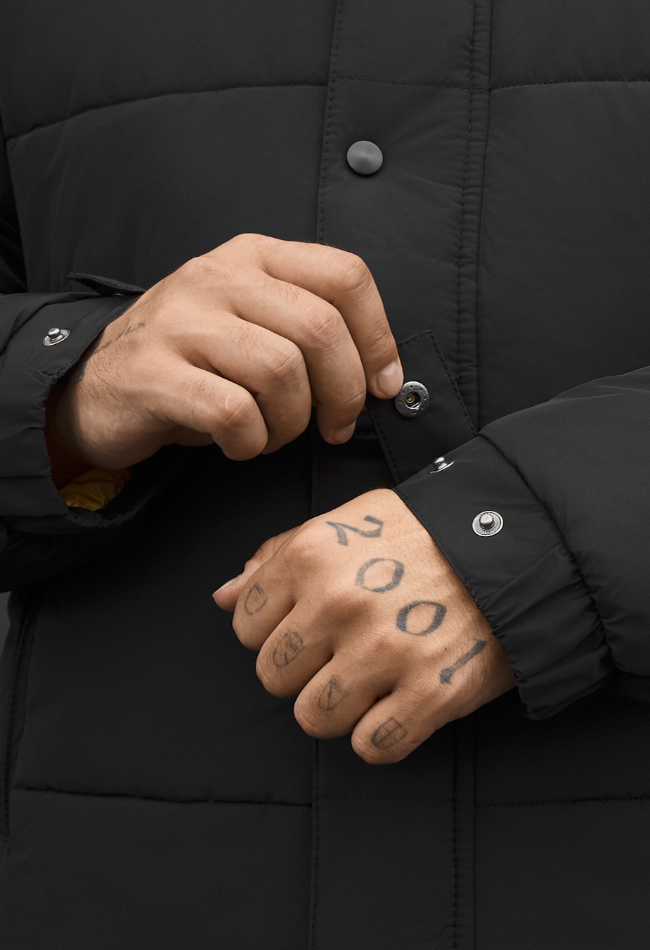 Kurtka zimowa Staff mu logo black
