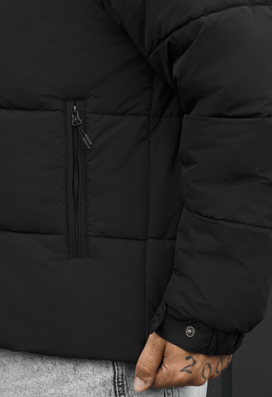 Kurtka zimowa Staff mu logo black