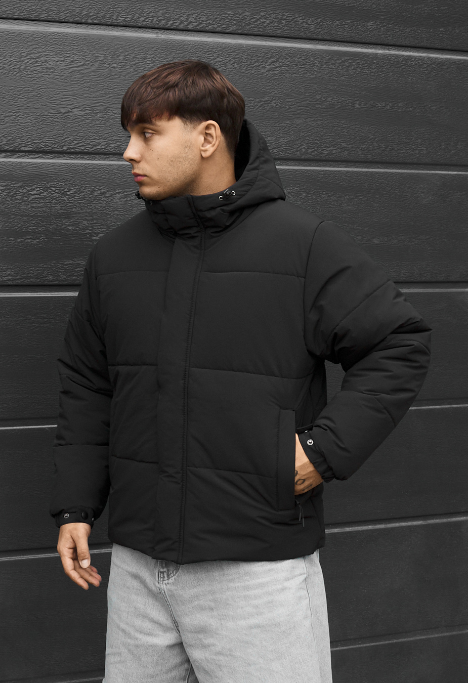 Kurtka zimowa Staff av logo black