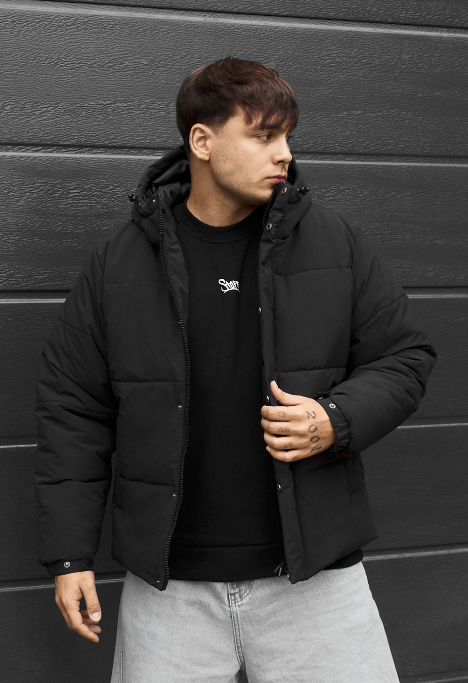 Kurtka zimowa Staff av logo black
