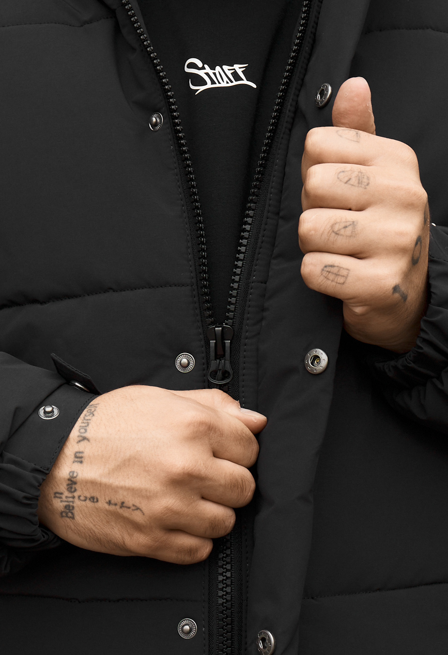 Kurtka zimowa Staff av logo black