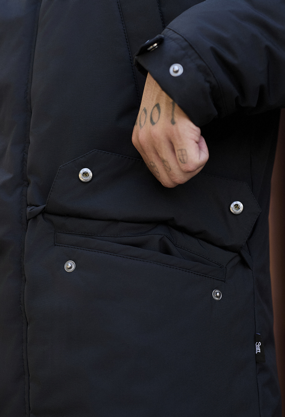 Zimowa parka Staff st black