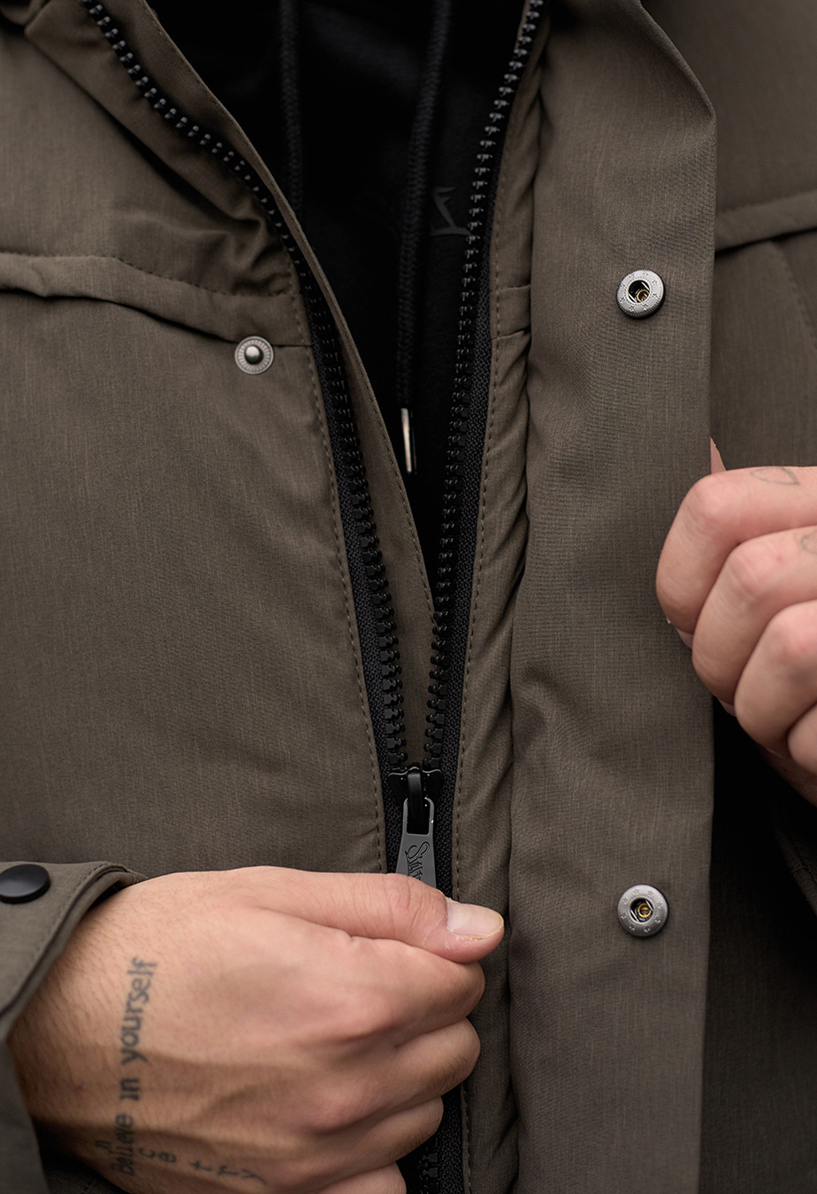 Parka zimowa Staff st dark khaki