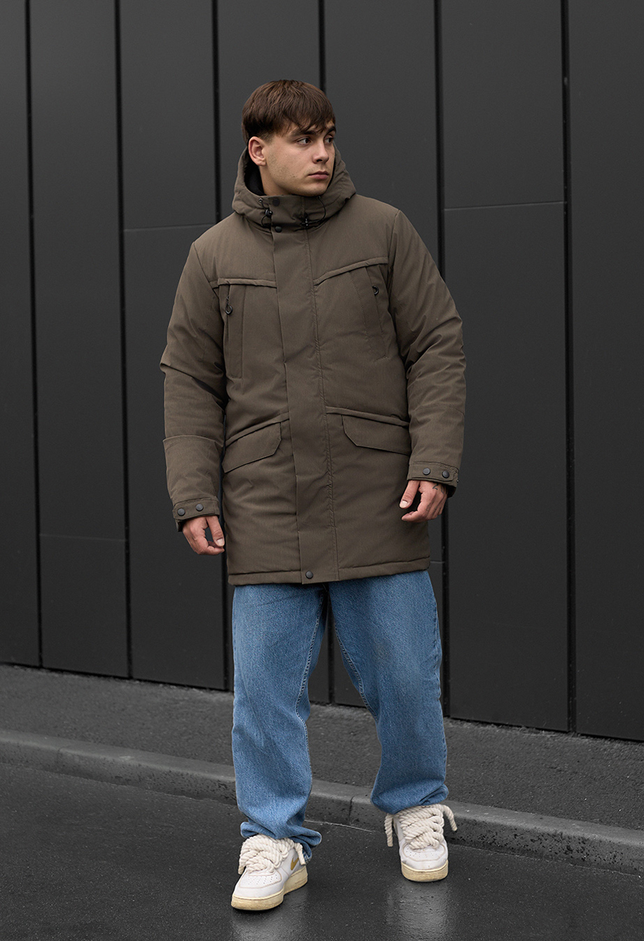 Parka zimowa Staff st dark khaki