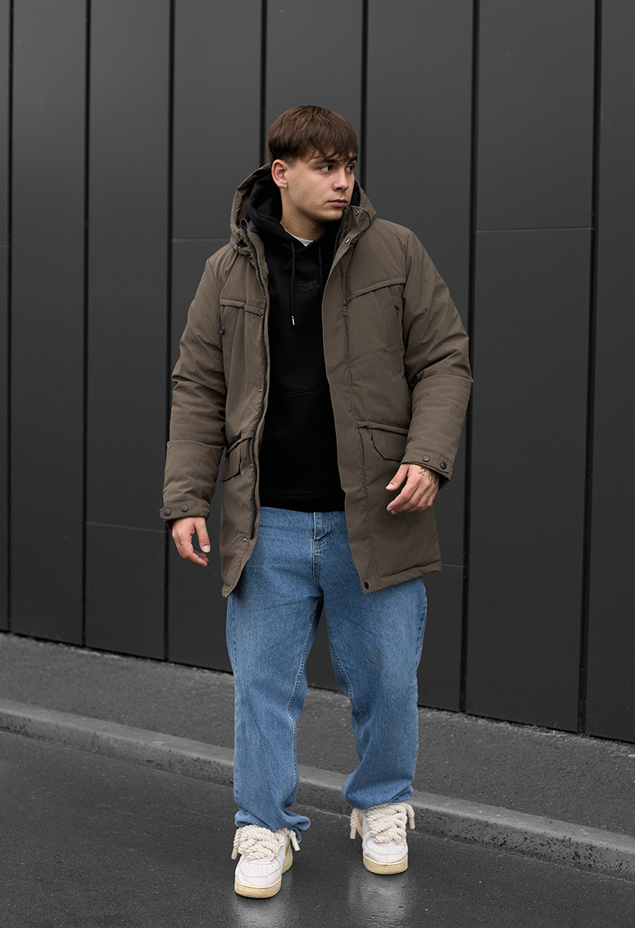 Parka zimowa Staff st dark khaki