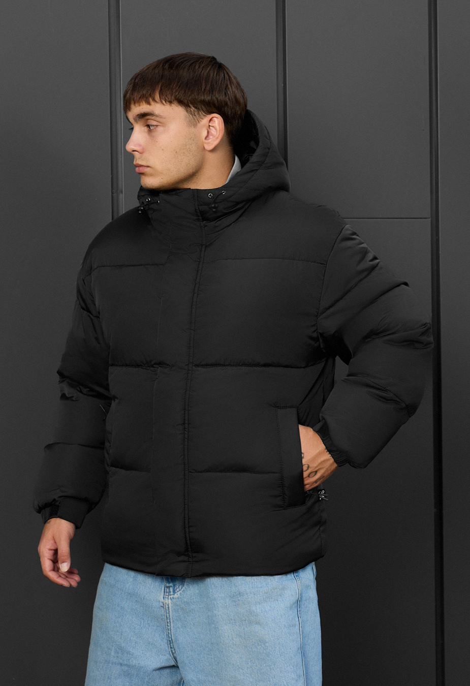 Kurtka zimowa Staff zyne black oversize