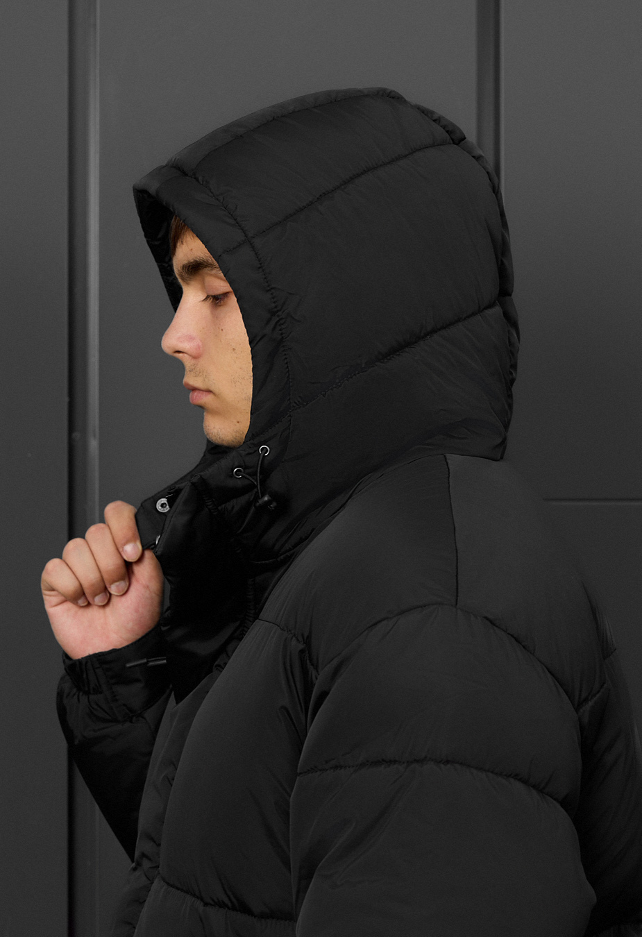 Kurtka zimowa Staff zyne black oversize