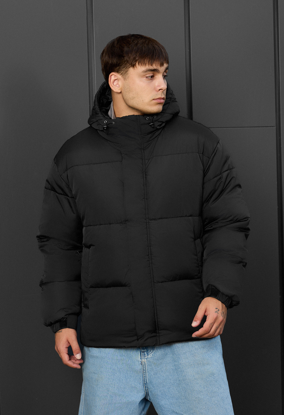 Kurtka zimowa Staff zyne black oversize