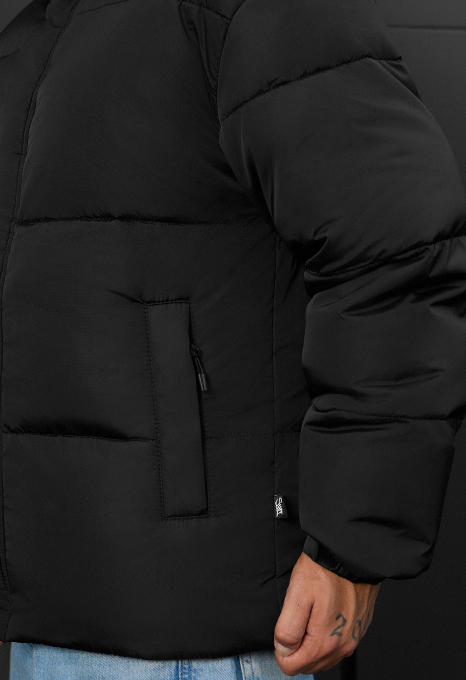 Kurtka zimowa Staff zyne black oversize